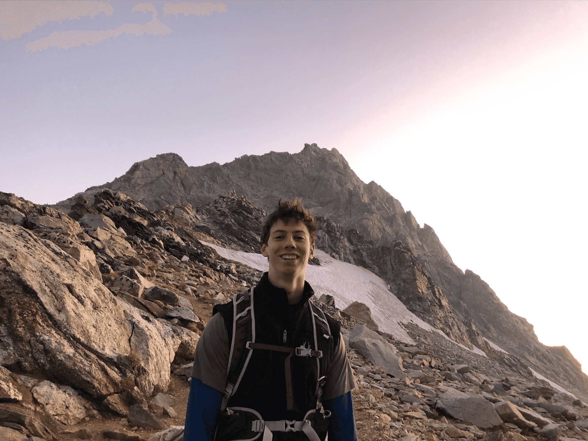 Matt on Middle Teton