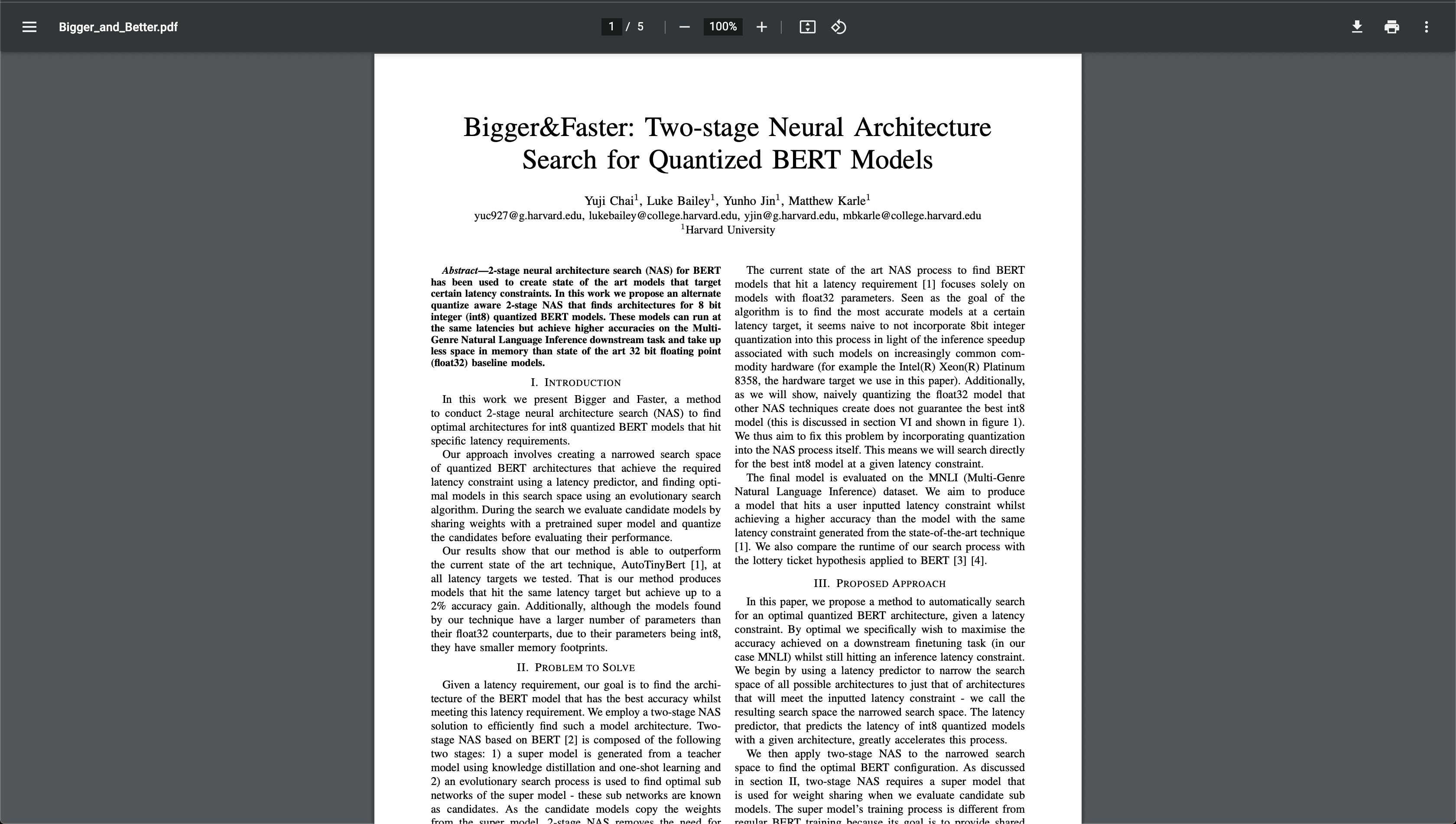 Screenshot of NAS research paper